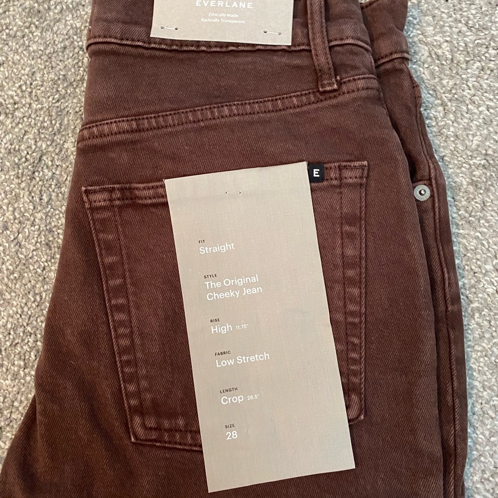 Everlane brown denim
